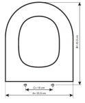 Tapa WC Gala Marina Compatible