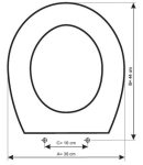 Tapa WC Sangra Alcora compatible