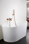 grifo bañera-ducha termostatica monza oro rosa cepillado imex btm039-4orc