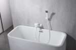 grifo monomando bañera-ducha art blanco mate imex bdar025-4bl