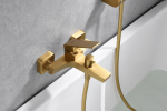 grifo monomando bañera ducha art oro cepillado imex bdar025-4oc