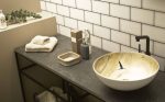 Lavabo sobre encimera atelier Sicilia Verloren I Bathco porcelana