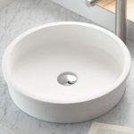 Lavabo sobre encimera Belted solid surface Bathco