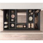 Mueble optimus con encimera Natural Salgar 100 apertura push