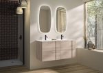 Mueble baño 120 cm doble seno Fessura ceramicas gala