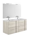 Mueble baño 120 cm doble seno Fessura ceramicas gala