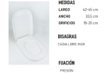 tapa wc retro duroplasta etoos blanco