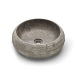 Lavabo sobre encimera domed stone bathco gris