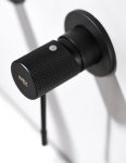 Grifo Lavabo Empotrado Line Negro Mate Imex