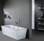 Grifo Monomando Baño-Ducha Monza Niquel Cepillado Imex