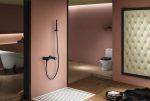 Grifo Monomando Ducha Olimpo Negro Mate Imex