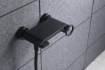 Grifo Monomando Ducha Olimpo Negro Mate Imex