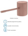 Grifo Monomando Lavabo Line Gris Mate Champagne Imex