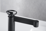 Grifo Monomando Lavabo Olimpo Negro Mate Imex