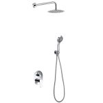 Conjunto Ducha Empotrado Monomando Oslo Cromo Imex