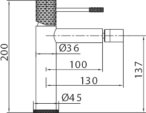 Grifo Monomando Bidé Génova Cromo Imex2 Grifo Monomando Bidé Génova Cromo Imex2