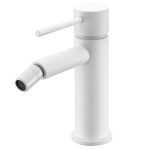 Grifo Monomando Bidé Milos Blanco Mate Imex