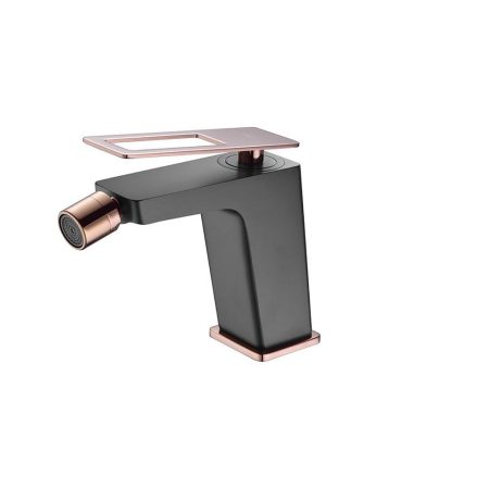 Grifo Monomando Bidé Suecia Oro Rosa Brillo Negro Mate Imex