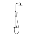 Conjunto Baño Ducha Monomando Toscana Negro Mate Imex