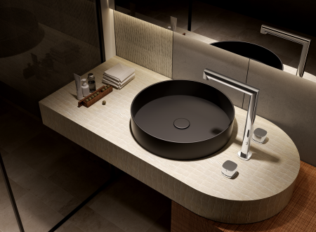Grifo Bimando Lavabo Caño Alto Toscana Cromo Imex1