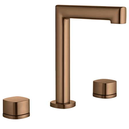 Grifo Bimando Lavabo Toscana Oro Rosa Cepillado Imex