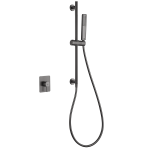 Grifo Ducha Empotrada Monomando 1Vía Soporte Toscana Black Gun Metal Imex