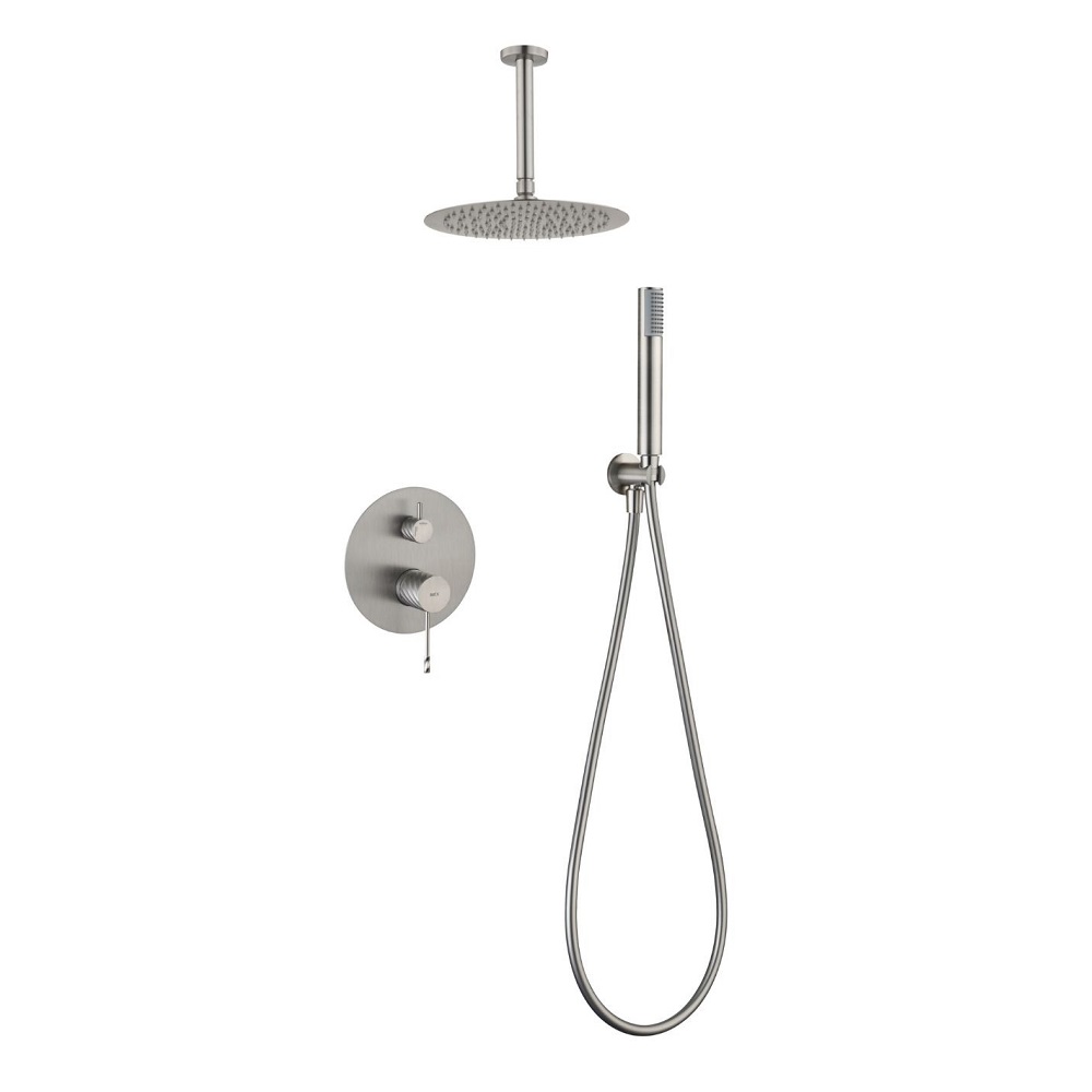 Conjunto Ducha Empotrada Monomando Palau Niquel Cepillado Imex Conjunto Ducha Empotrada Monomando Palau Niquel Cepillado Imex