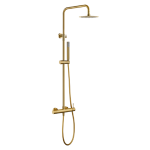 Conjunto Ducha Monomando Bless Oro Cepillado Imex