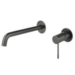 Grifo Lavabo Empotrado Bless Black Gun Metal Imex