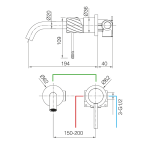 Grifo Lavabo Empotrado Bless Cromo Imex