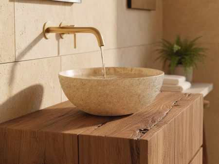 Lavabo Classic Bowl Stone Sobre Encimera Bathco1